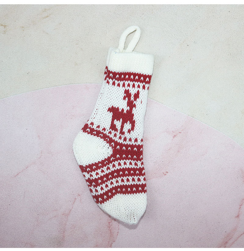 Christmas Decoration Socks Gift Socks Knitted Wool Socks Jacquard Socks Christmas Gift Bags Christmas Stockings